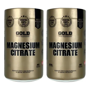 Citrato De Magnesio Gold Nutrition 60 Caps