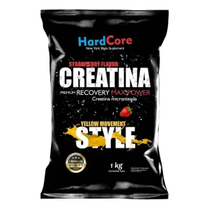 Creatina Micronizada Frutilla Hardcore Nutrition 1 Kg