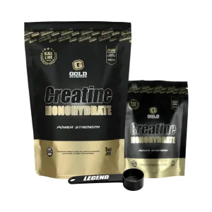 Creatina Monohidratada Gold Nutrition 1kg + 300g