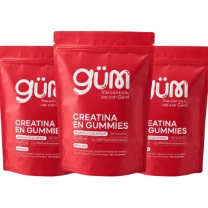 Creatina Monohidrato GUM Gomitas Frutos Rojos