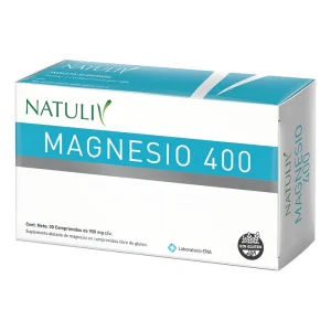 Magnesio Natuliv 400mg 30 Comprimidos