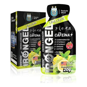 Iron Gel Cafeína Gentech Caja x 6