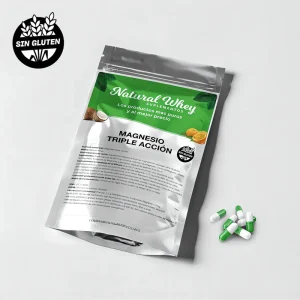 Magnesio Triple Acción Natural Whey 60 Cápsulas