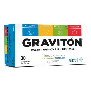 Graviton Multivitamínico Alioth Pharma 30 Comprimidos