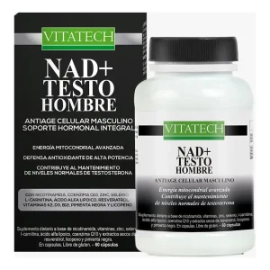 Nad+ Testo Hombre Ultra Tech 60 Cápsulas