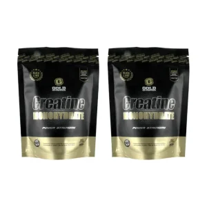 Pack 2 Creatina Monohidratada Gold Nutrition 1 kg