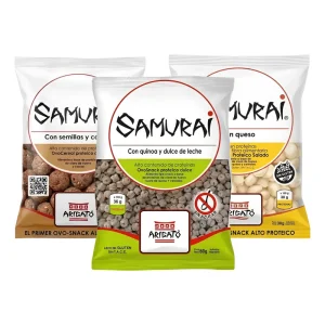 Snacks Proteicos Samurai 4 Unidades