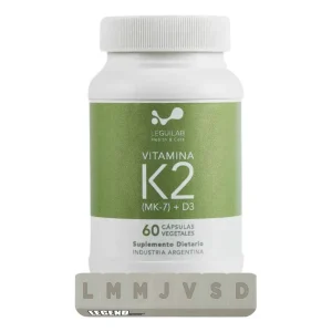 Vitamina K2 D3 LEGUILAB 60 Cápsulas Vegana